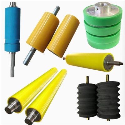 Roller rubair airson inneal clò-bhualaidh